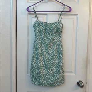 Princess Polly Green Floral Mini Dress